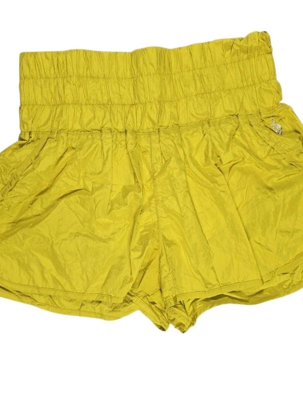 Free People Women’s Size L Olive Green High Rise Running Shorts
